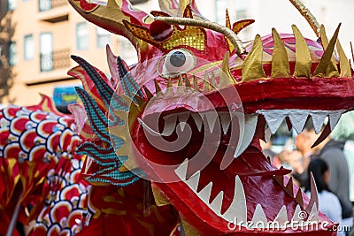 Chinese New Year Dragon Stock Photo