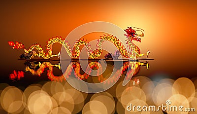 Chinese New Year Dragon Stock Photo