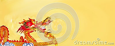 Chinese new year dragon lanterns in chinatown Stock Photo