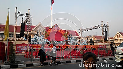 Chinese New year festival on the road 4 Editorial Stock Photo