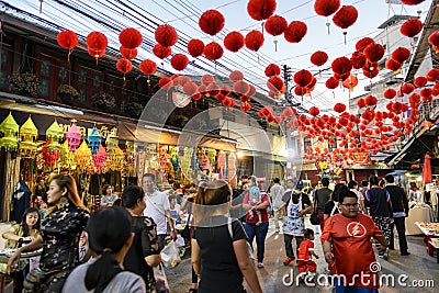 Chinese New Year in Thailand Editorial Stock Photo