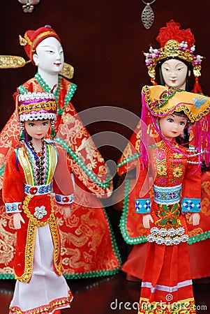 Chinese opera puppet Stock Photo