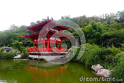 Chinese Pavilion Stock Photo