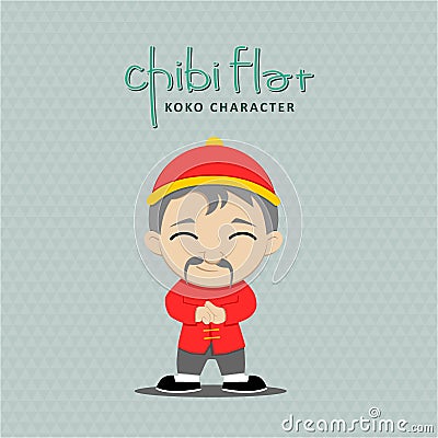 Chinese People Vector Illustration