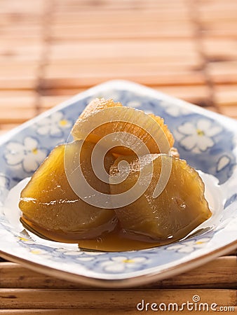 Chinese pickled lettuce Stock Photo