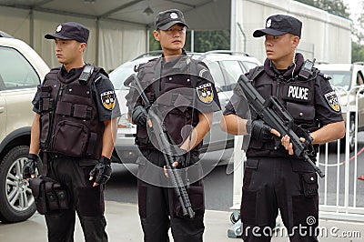 Chinese Police Editorial Stock Photo
