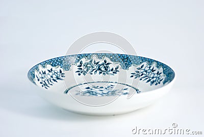 Chinese porcelain plate Stock Photo