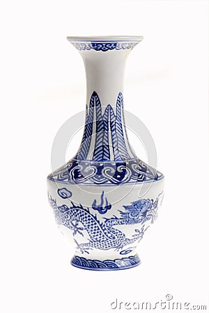 Chinese porcelain vase Stock Photo