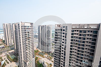 Chinese Residential building Stock Photo