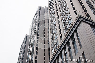 Chinese Residential building Stock Photo