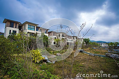 Chinese residential district Stock Photo