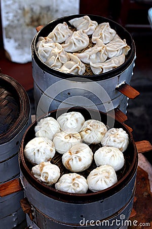 Chinese steamed dishes Stock Photo