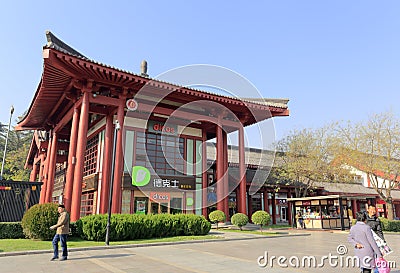 Chinese style dicos restaurant Editorial Stock Photo