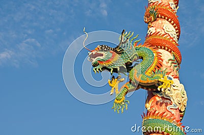 Chinese style dragon Stock Photo