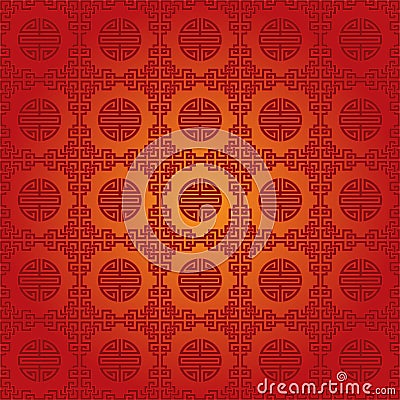 Chinese symbol background Vector Illustration