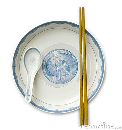 Chinese tableware Stock Photo