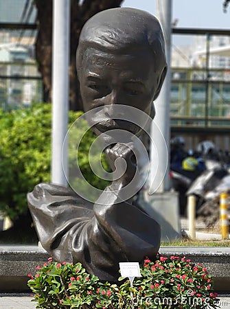 The Chinese Thinker Editorial Stock Photo