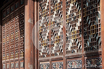 Chinese traditional architectural art Editorial Stock Photo