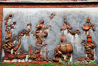 Chinese traditional Buddhist temples, Kaiyuan Temple Stock Photo