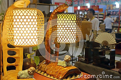 Chinese traditional lighting lantern Editorial Stock Photo