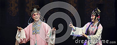 Chinese traditional opera actor with theatrical costume Stock Photo