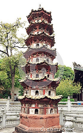 Chinese pagoda Stock Photo