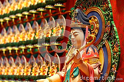 Chinese traditional statue, Kuan Yin Stock Photo