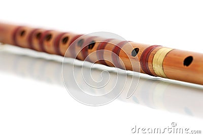 Chinese Transverse Flute, Dizi Stock Photo