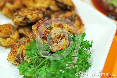 Chinese vegetarian mock meat Stock Photo