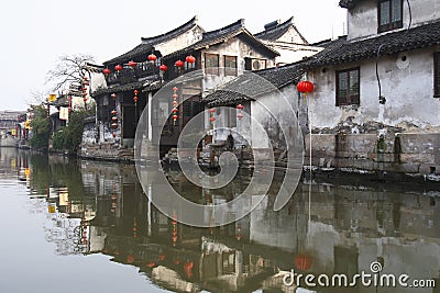 The Chinese water town - Xitang 5 Editorial Stock Photo