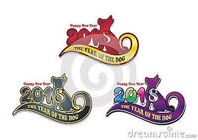 Chinese Year of the dog Stock Photo