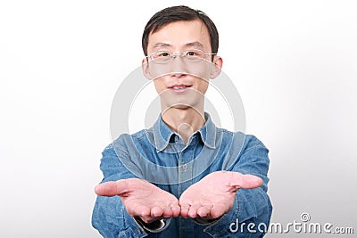 Chinese young man Stock Photo