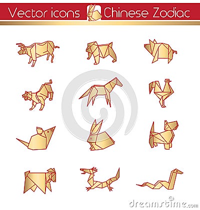 Chinese zodiac Vector Illustration