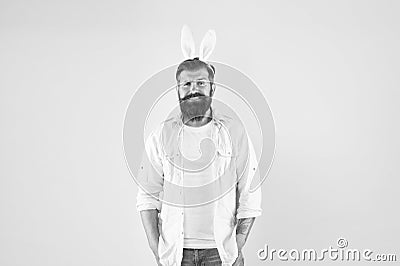Chinese Zodiac. Male rabbit personality traits. Rabbit men are gentle modest kind optimistic sensitive and considerate Stock Photo