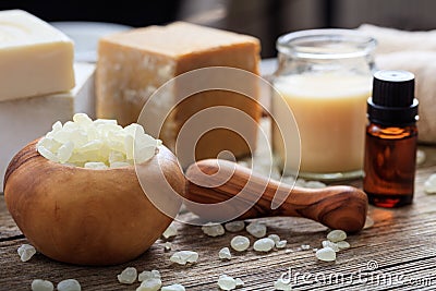 Chios mastic tears spa products Stock Photo