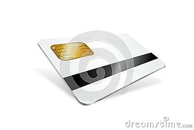 Chip card Stock Photo