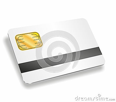 Chip card Stock Photo