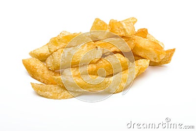 Chip shop chips Stock Photo