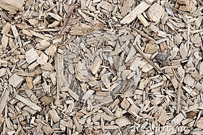 Chipped wooden pieces texture background Stock Photo