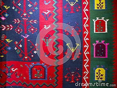 Chiprovtsi Carpets rugs Stock Photo