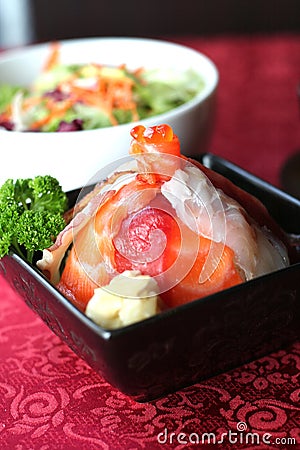 Chirashi sushi Stock Photo