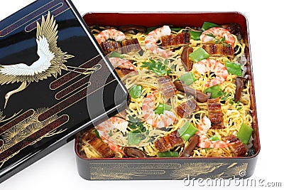 Chirashi sushi , japanese food Stock Photo