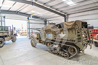 M3 Half-Track Editorial Stock Photo