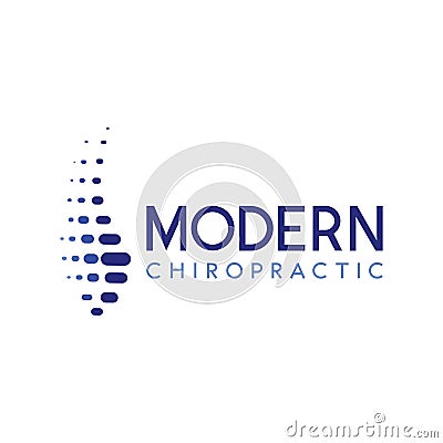 Chiropractic vector Logo Icon element. Medical design collection. Vector illustration Vector Illustration