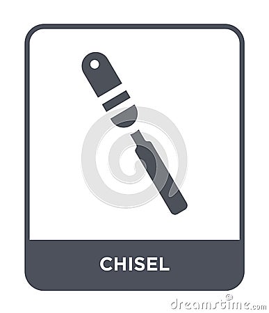 chisel icon in trendy design style. chisel icon isolated on white background. chisel vector icon simple and modern flat symbol for Vector Illustration
