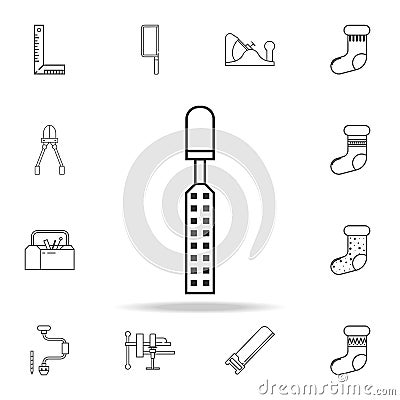 Chisel line icon. Detailed set of web icons and signs. Premium graphic design. One of the collection icons for websites, web desig Stock Photo