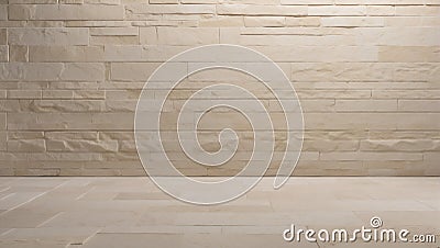 Chiseled Limestone Impressions: Descriptive Dimensions. AI generate Stock Photo