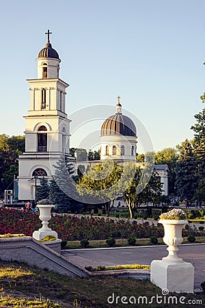 the chisinau cathedral and bell tower Stock Photo