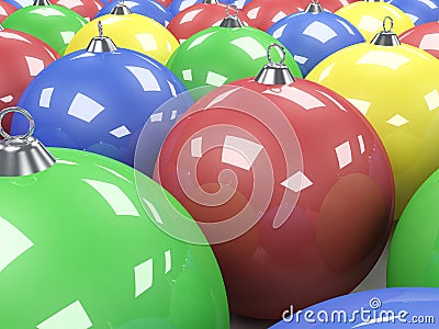 Chistmas Balls Stock Photo