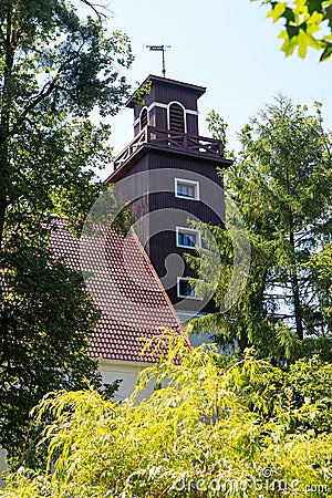 Lutheran church of Tollmingkehmen Editorial Stock Photo